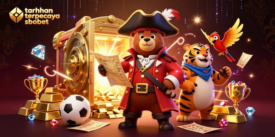 Engage in taruhan terpercaya sbobet with high odds on a vibrant sports betting theme.