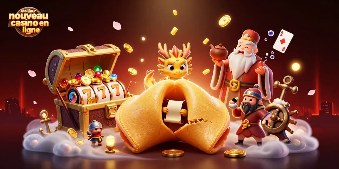 Profitez du meilleur nouveau casino en ligne avec un dragon sage et des éléments de jeu captivants.