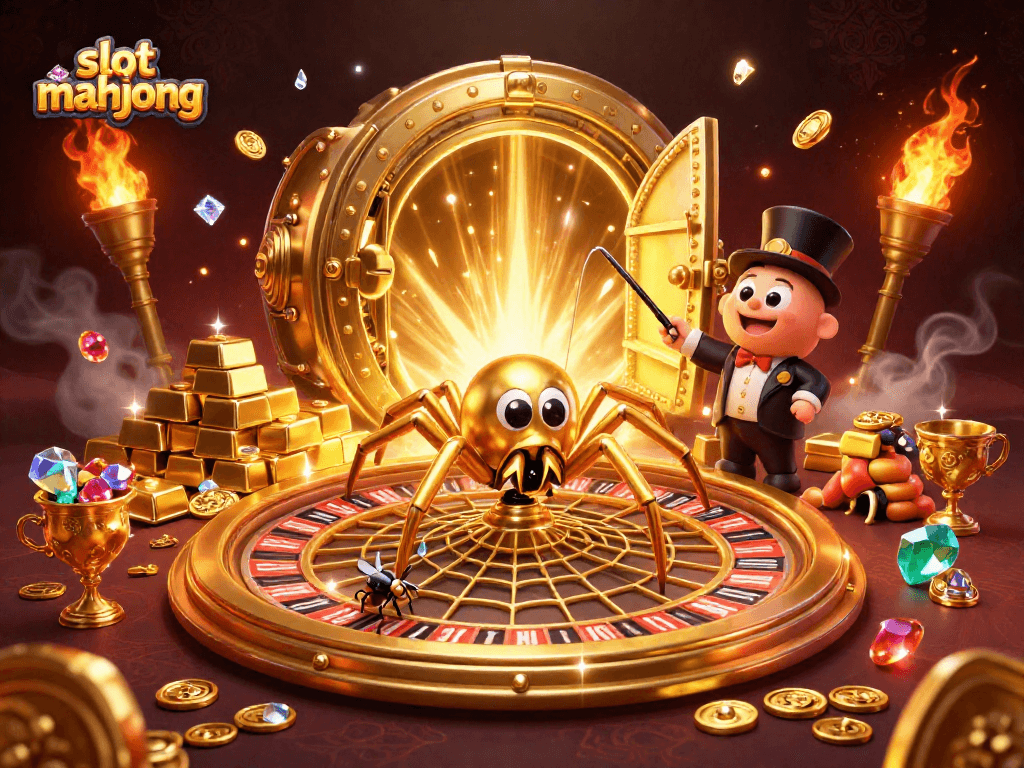 Menangkan jackpot slot mahjong dengan menggoda di tepi roda roulette yang berkilauan.