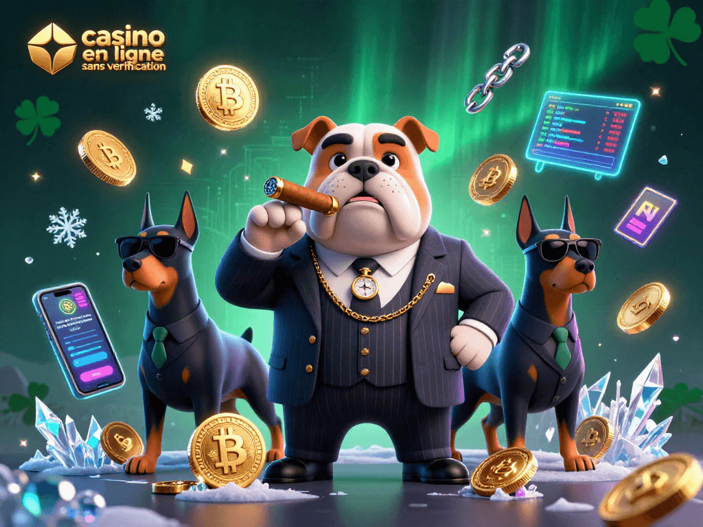 Jouez dans un casino en ligne sans vérification avec des bosses du crime illustrés en 3D