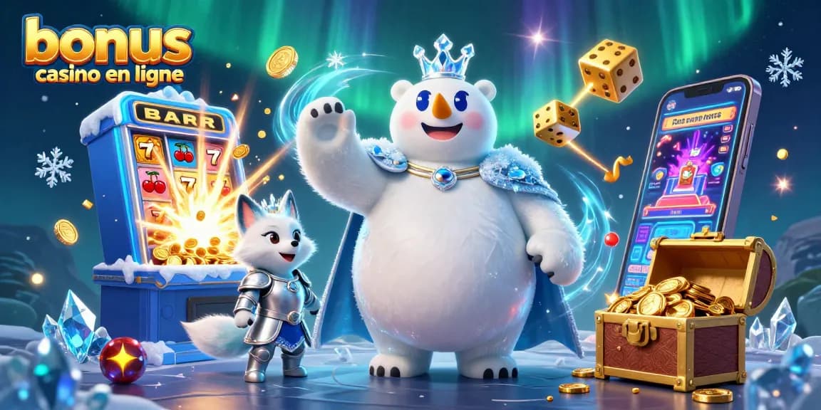Profitez des meilleurs bonus de casino en ligne avec des personnages de jeu dynamiques et des éléments de jackpot.