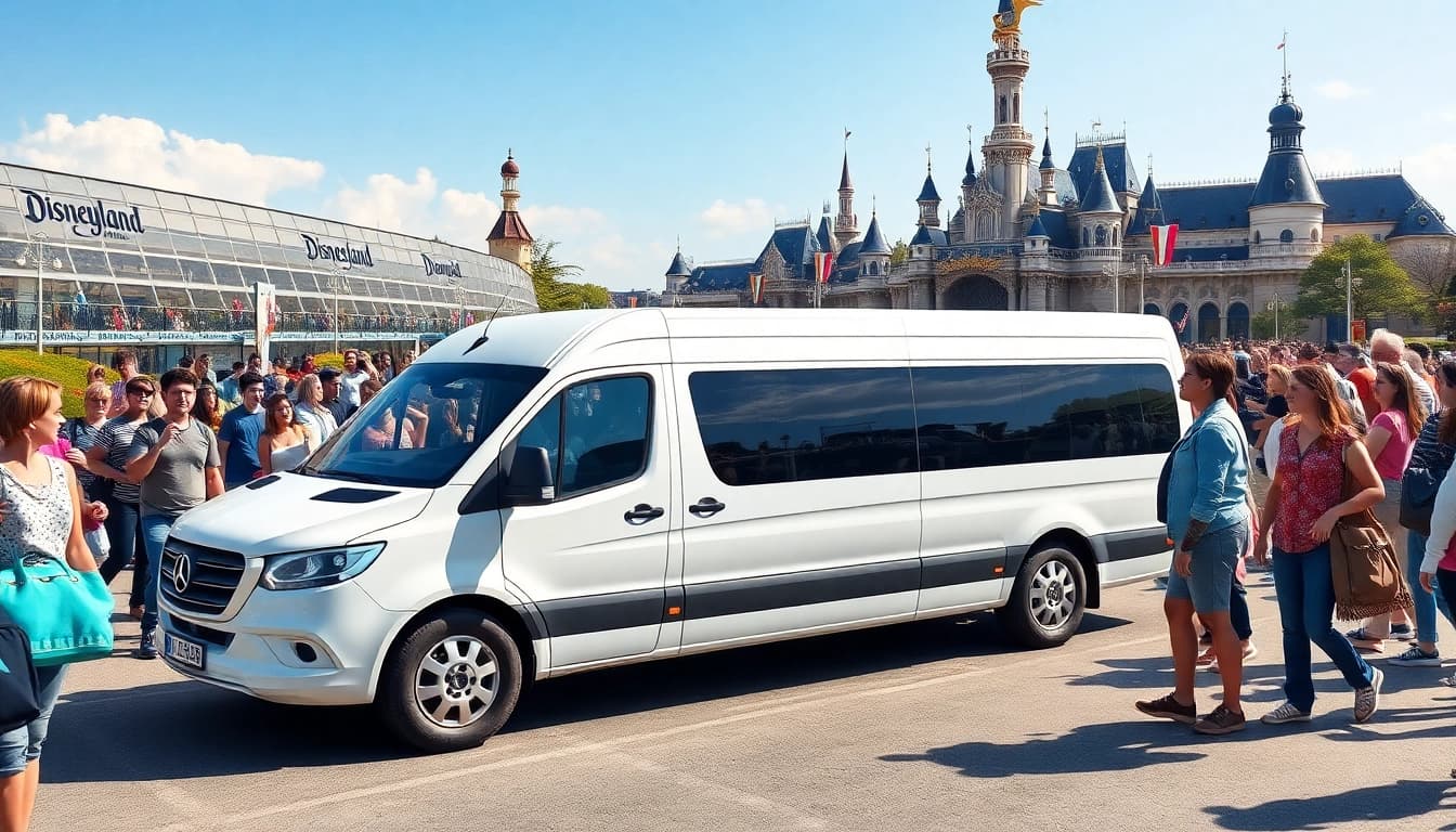 Experience Disneyland Paris airport transfer services with our family-friendly shuttle service.