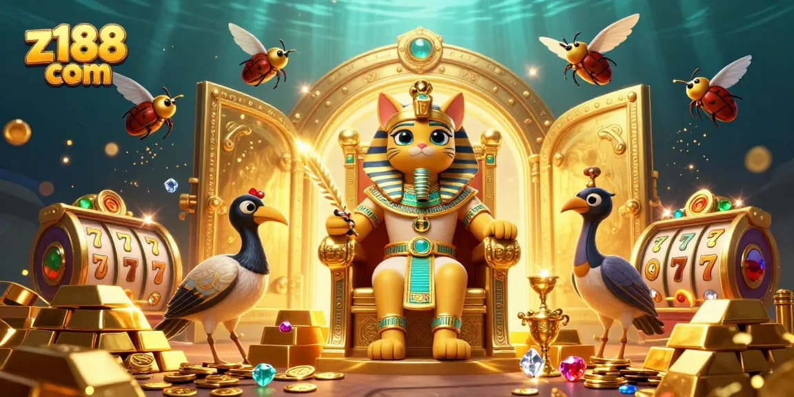 Experience thrilling gameplay with z188 com's vibrant casino illustration featuring dynamic slot machines.