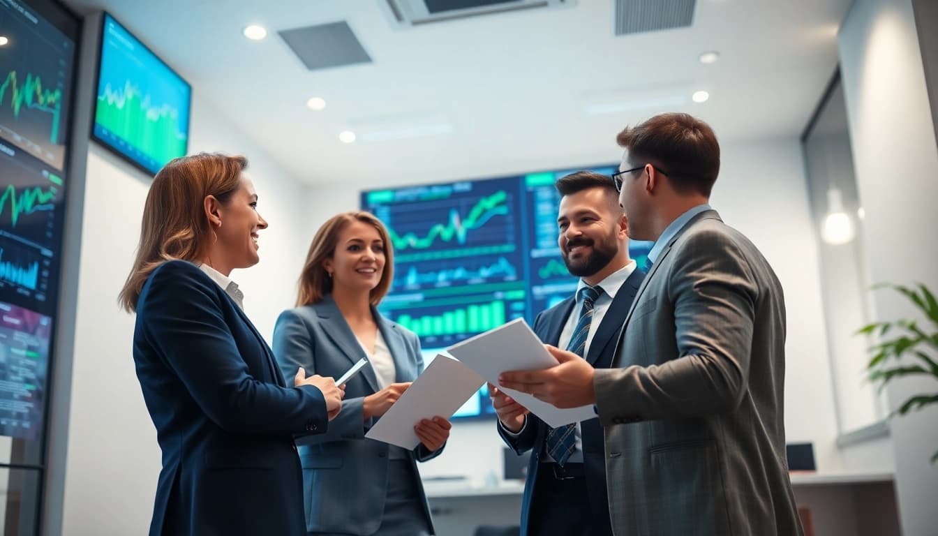 www.cambioml.com offers financial advisors insights on investment strategies in an office.