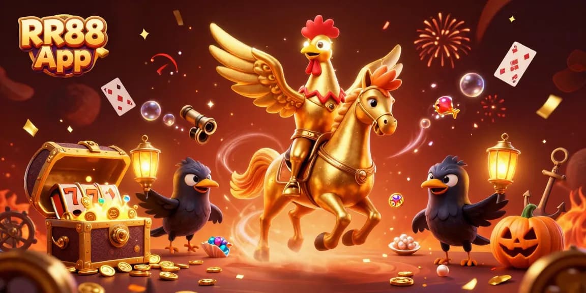 Experience the winning excitement of the RR88 App, with glamorous casino elements and vibrant energy.