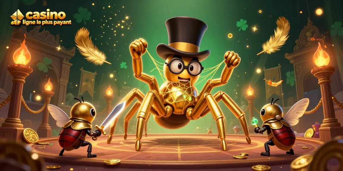 Découvrez des gains incroyables avec le casino en ligne le plus payant grâce à cette illustration ludique et captivante.