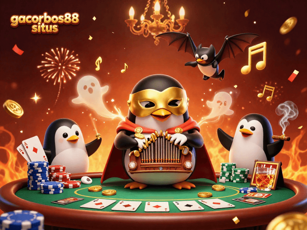 Experience the excitement of gacorbos88 situs with dynamic casino characters and vivid gaming elements.
