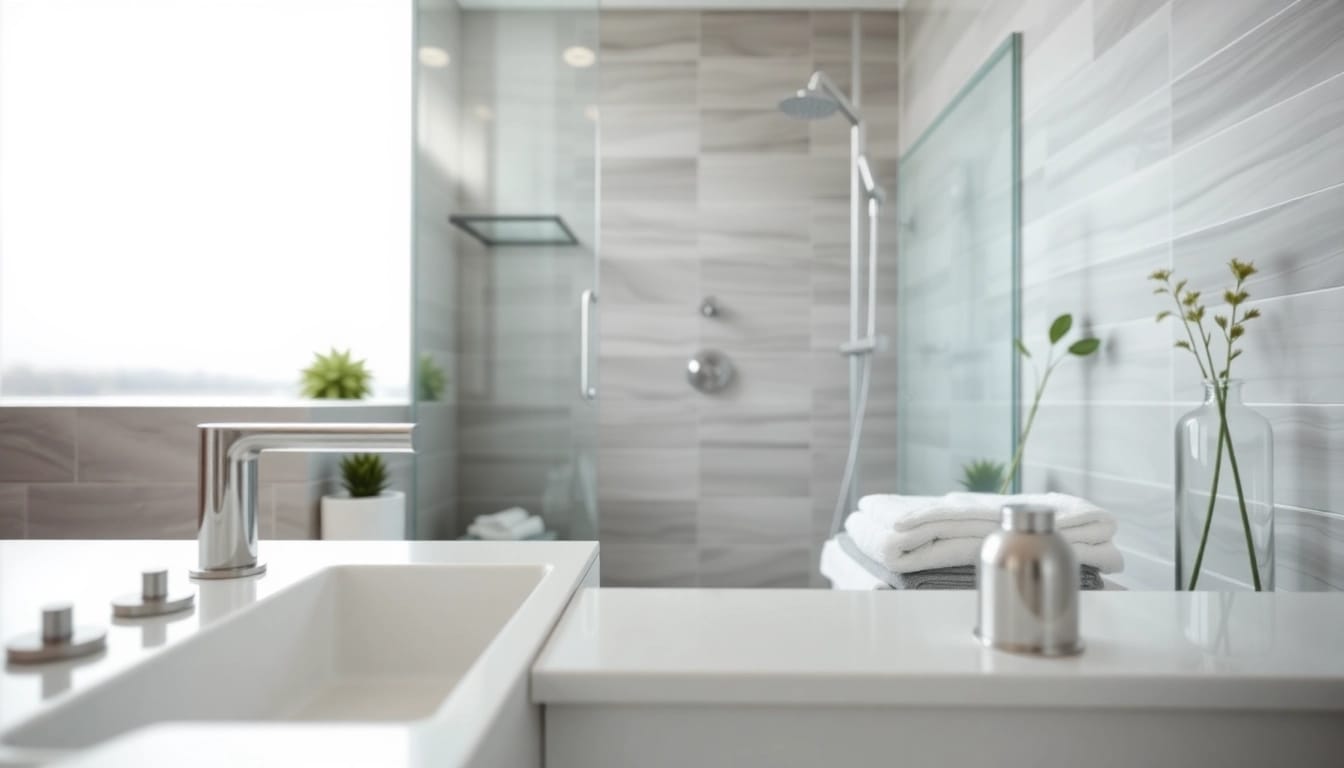 Die sonni Duschkabine 80x80 präsentiert sich stylish in einem modernen Badezimmer.