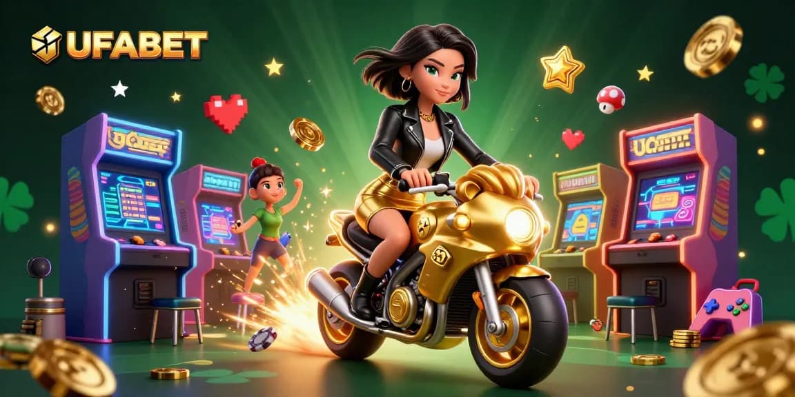 Experience thrilling gameplay moments with UFABET in this vibrant casino scene featuring dynamic gaming elements.