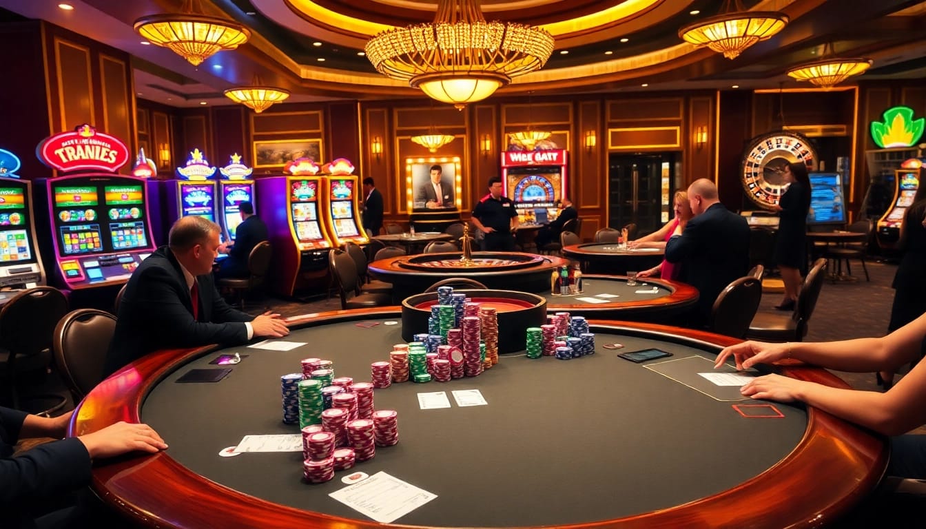 Experience thrilling gameplay and strategic betting at Haywin's premier casino scene.