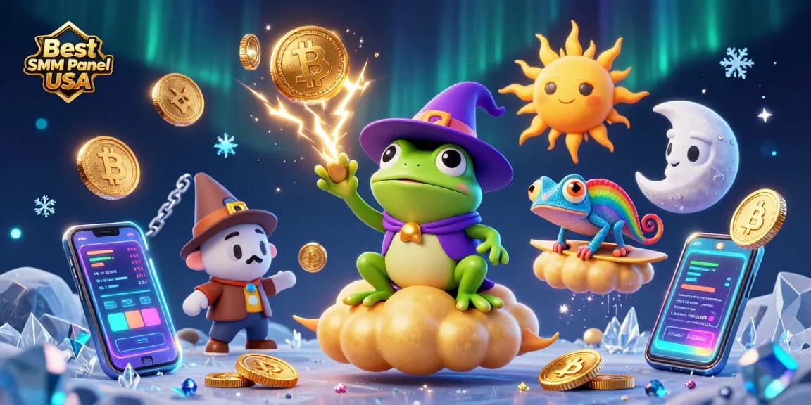 Spin your way to success with the Best SMM Panel USA, showcasing vibrant gambling elements.