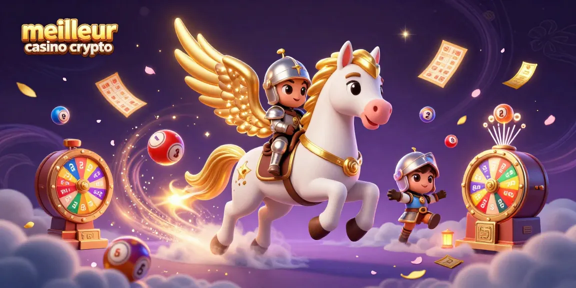 Découvrez le meilleur casino crypto avec cette illustration dynamique et colorée.