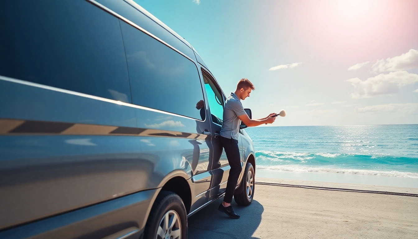 Transform your vehicle with mobile detailing Miami services, emphasizing shine and cleanliness.