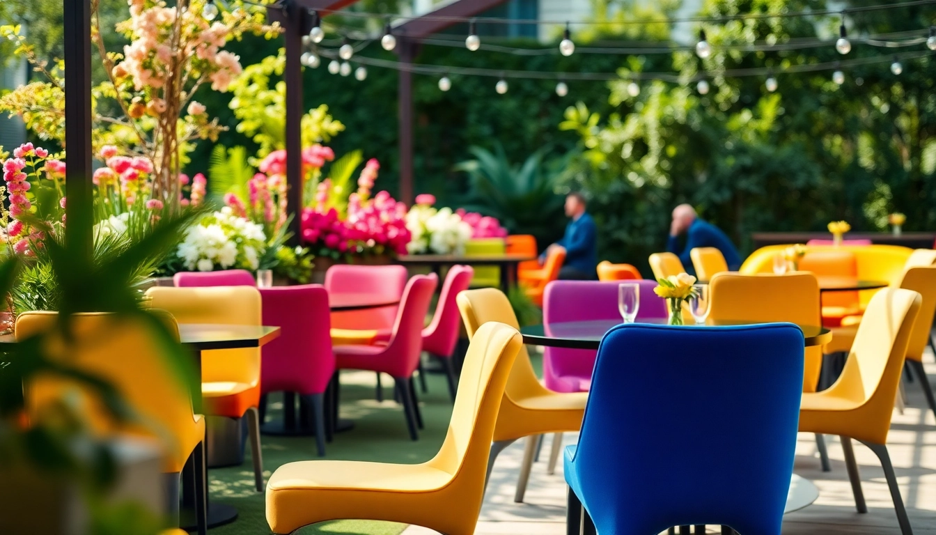 Showcasing Event Furniture Rentals in a stylish outdoor setup with elegant pieces.