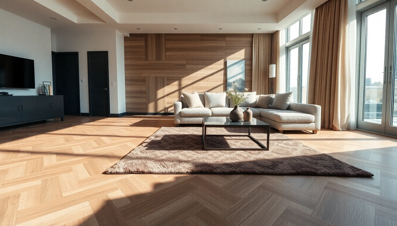 Enhance your space with luxury vinyl flooring near me, showcasing modern styles and textures.