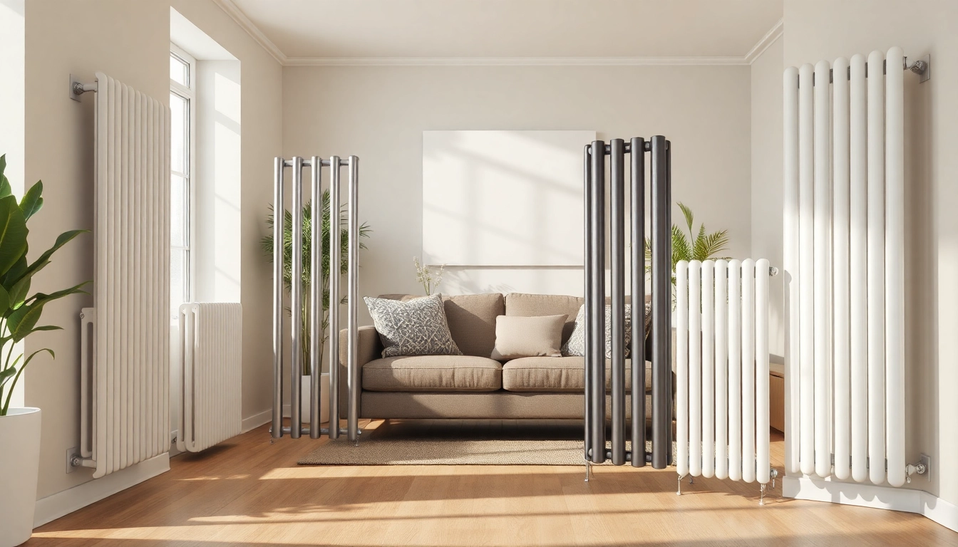 Heizkörper kaufen in modernem Wohndesign, stilvoll und funktional präsentiert.