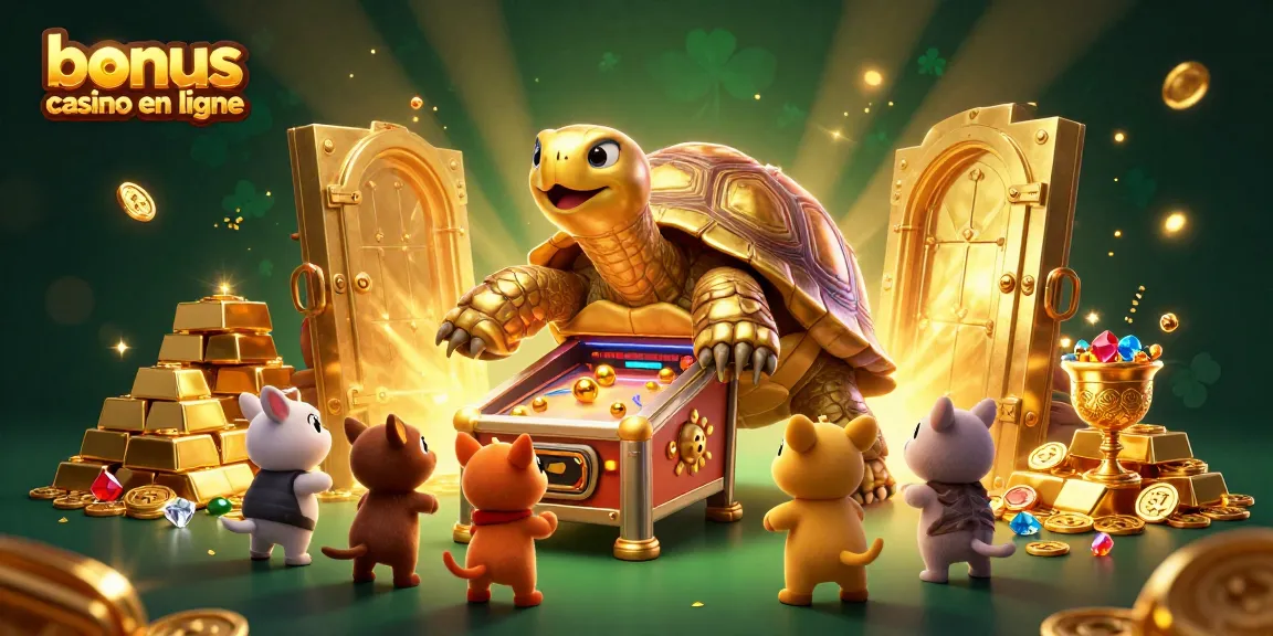 Profitez de l'expérience de jeu avec le bonus casino en ligne sur une illustration dynamique.