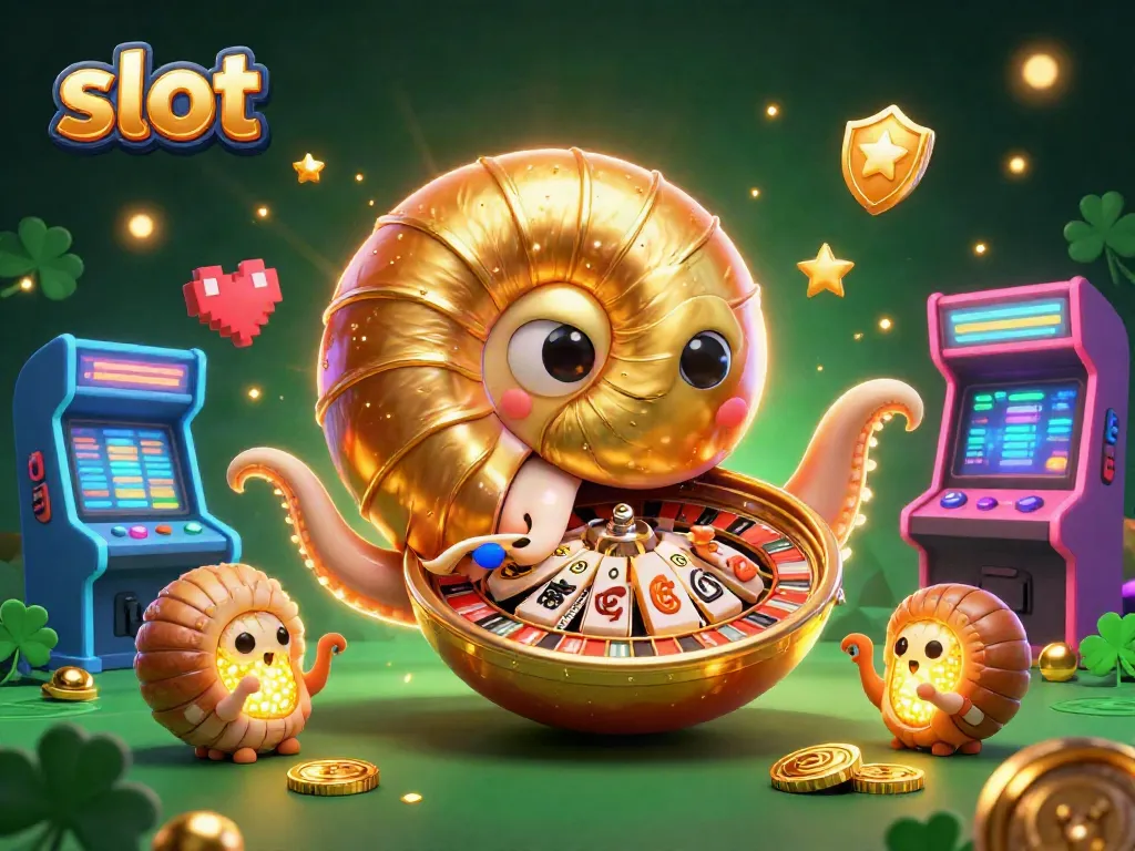 Menggandakan kesempatan menang slot dengan simbol mesin slot di tengah permainan kasino yang penuh warna.