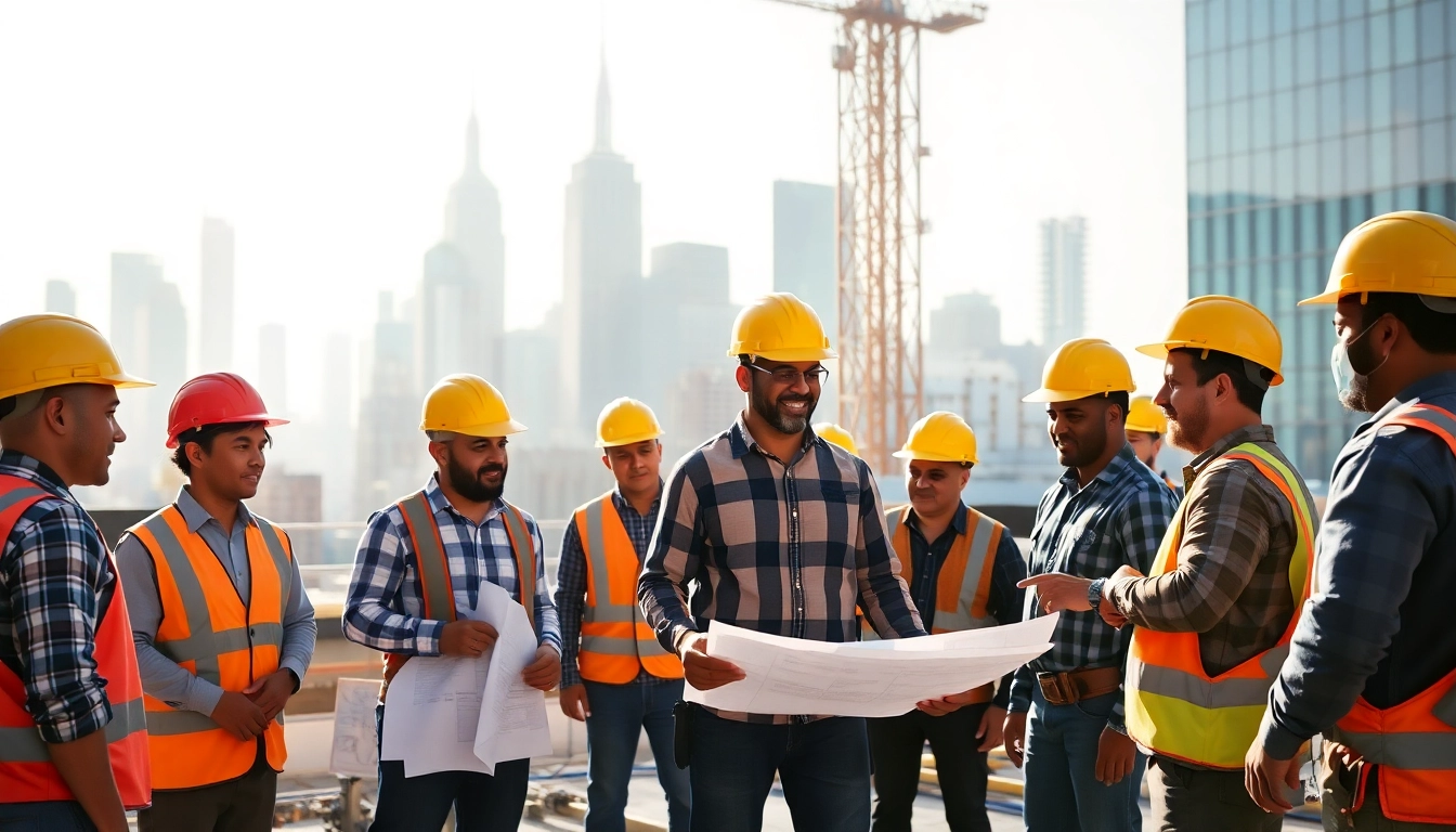 New York General Contractor team collaborating on a renovation project in NYC.