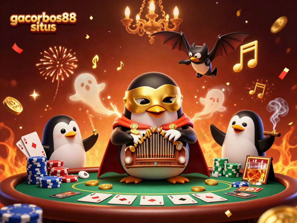 Experience the excitement of gacorbos88 situs with dynamic casino characters and vivid gaming elements.