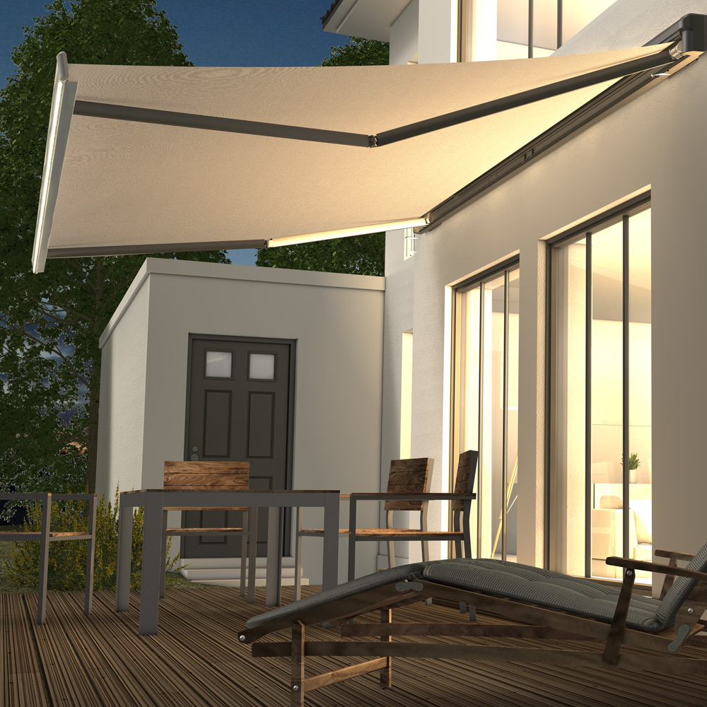 Senkrechtmarkise fuer Terrasse und Balkon – Loesungen von ADA-Wintergarten