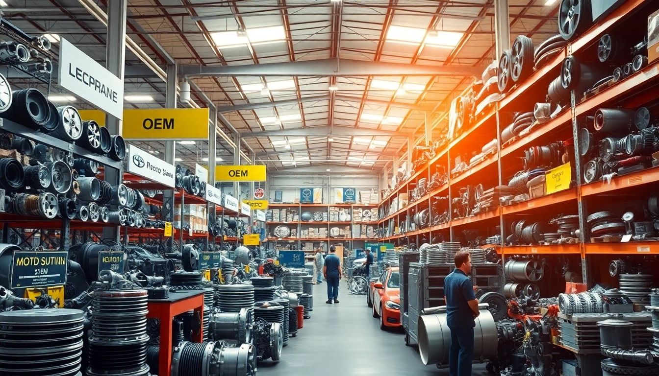 Explore diverse automotive OEM parts at https://factoryoemsupply.com/ in a vibrant warehouse setting.