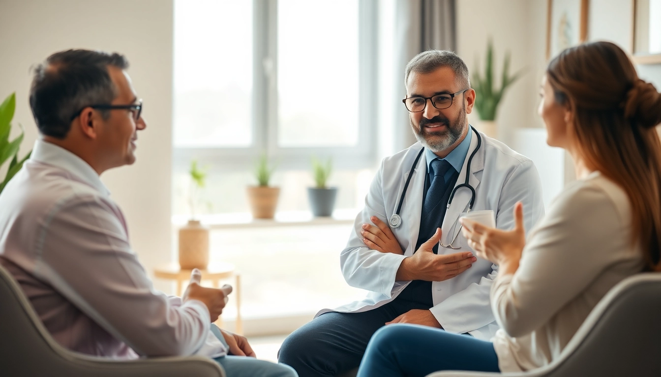 Engage with the best psychiatrist in dubai during a therapy session in a calm office.