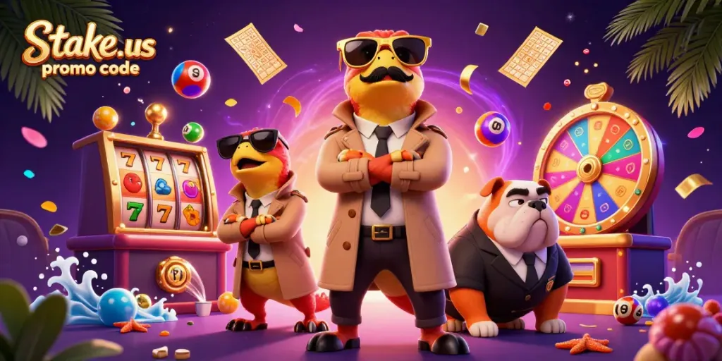 Engage with the exciting stake.us promo code for a fun-filled casino experience packed with vibrant game elements.