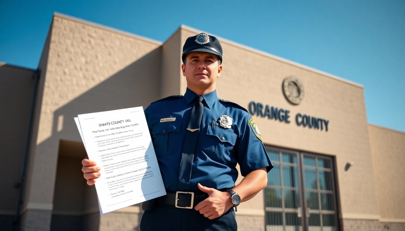 Access orange county jail inmate booking information outside the jail with a professional officer.