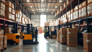 Enhance logistics efficiency with 3PL operations in a dynamic warehouse setting.