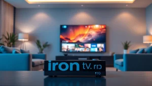 Enjoy seamless streaming with iron tv pro in a modern, cozy IPTV setup.