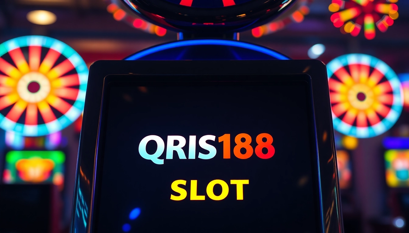 Memenangkan permainan dengan QRIS108 Slot pada mesin slot yang berkilau.