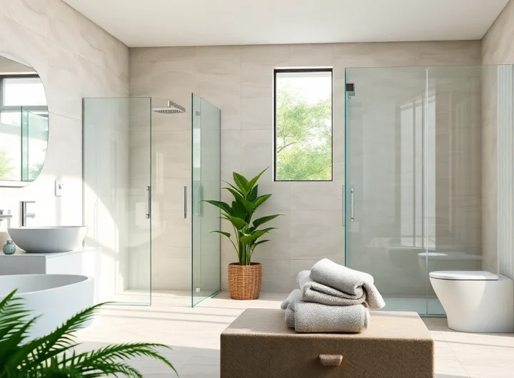 sonni sanitär GmbH zeigt innovative Badezimmerprodukte in einem modernen, eleganten Raumdesign.