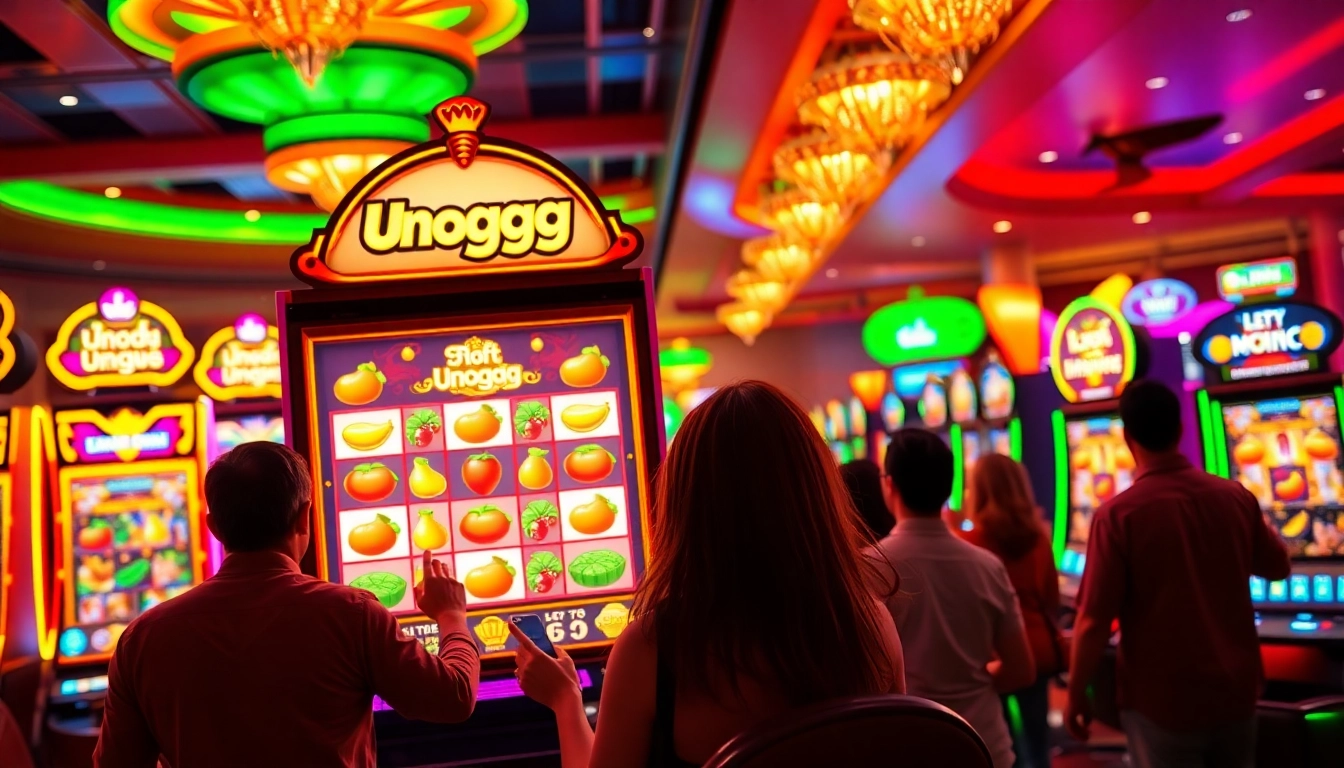 Menyaksikan pengalaman seru dalam permainan Unogg slot game dengan pemain yang antusias.