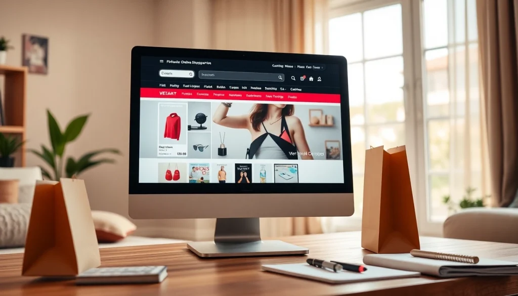 View the homepage of https://vj88.online/ showcasing an inviting interface for online shopping.