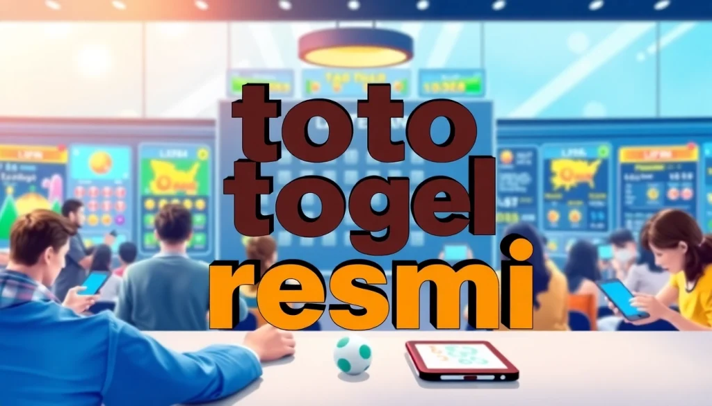 Menampilkan pengguna yang menikmati toto togel resmi secara online di platform modern.