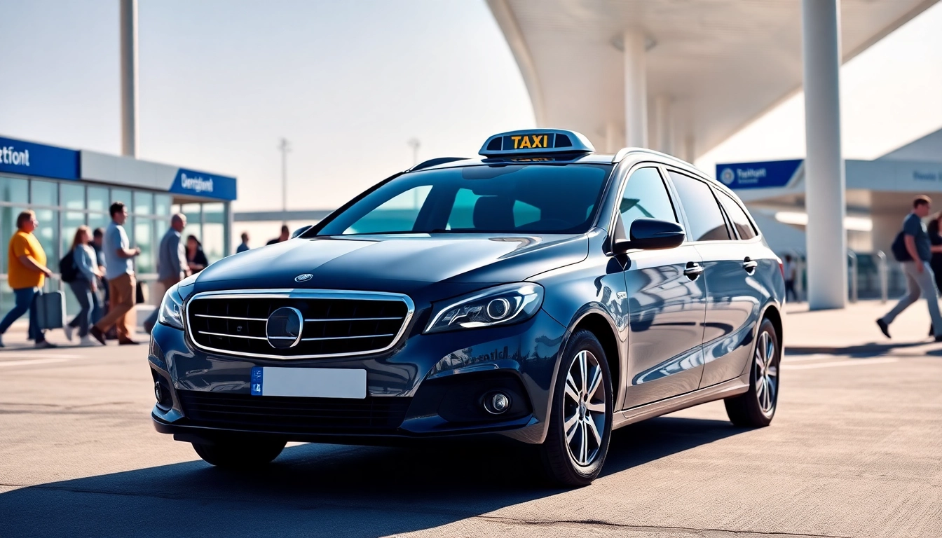 Taxi Nottingham to Heathrow Airport ready for transfer, showcasing professionalism and comfort.