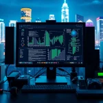 Showcase of technology equipment illustrating innovative tools and a modern workspace.