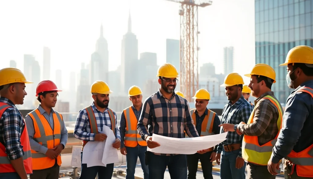 New York General Contractor team collaborating on a renovation project in NYC.