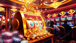 Mainkan luxury138 slot dengan desain mesin slot mewah dan suasana kasino yang penuh energi.