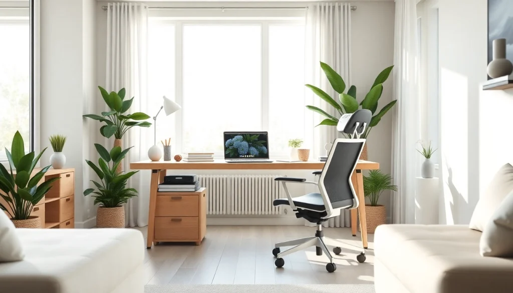 Enhance your productivity with a modern home office view featuring https://fhpts.com elements.