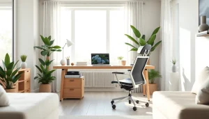 Enhance your productivity with a modern home office view featuring https://fhpts.com elements.