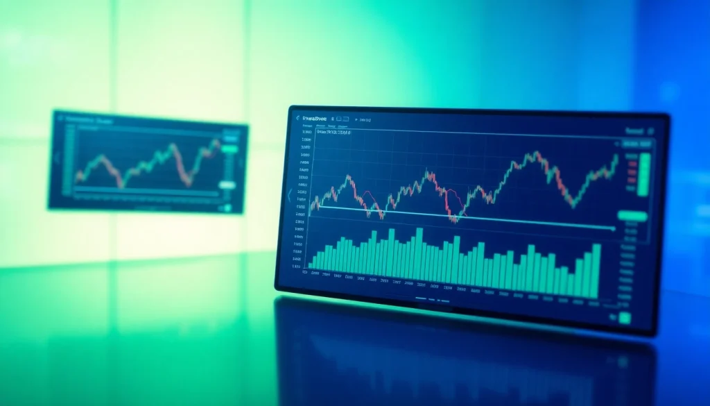 Explorez les fonctionnalités de la plateforme TraderBrick grâce à une interface utilisateur intuitive et des graphiques modernes.