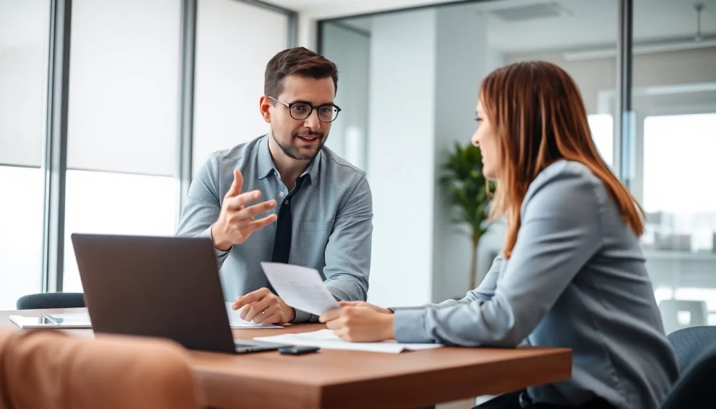 카드 한도 현금화 절차를 설명하는 금융 컨설턴트의 모습