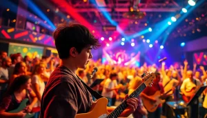 Kora live event showcasing talented musicians in a vibrant atmosphere of music and energy.