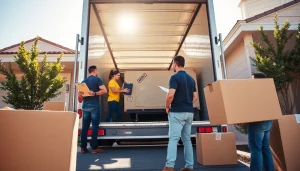 San Diego mover team expertly loading furniture into a truck during a residential move.