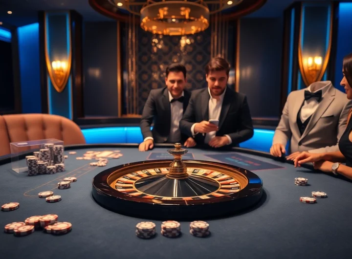 Exciting Bugatti8 casino scene with luxurious gaming elements and engaging players.