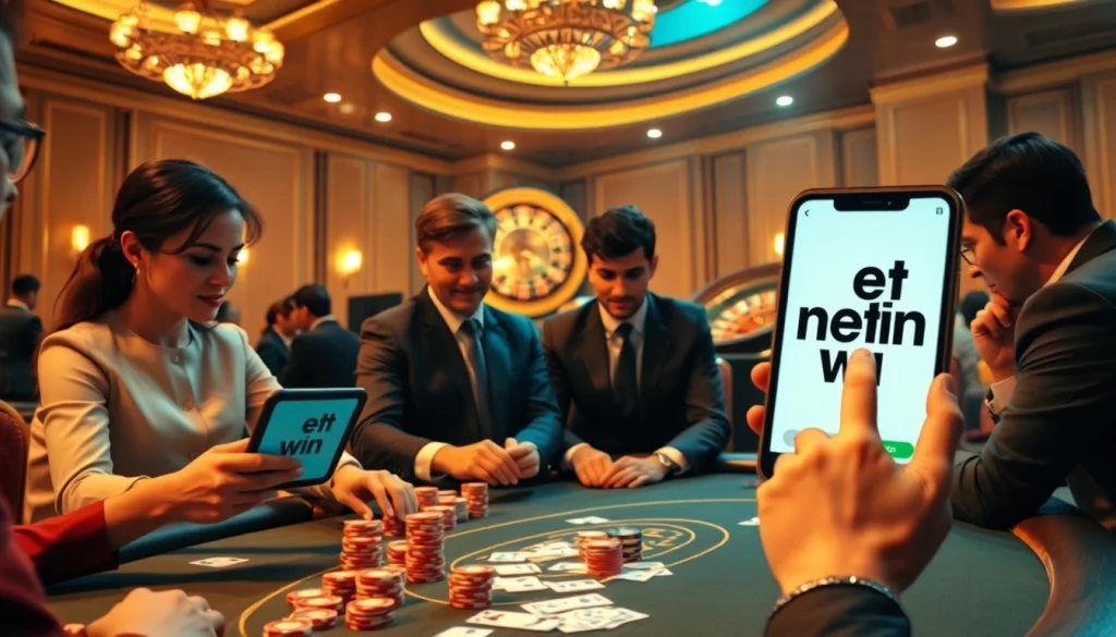 Experience the excitement of net win at a luxurious casino with high-stakes poker and roulette.