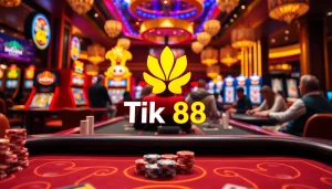 Trải nghiệm hành động đầy kịch tính tại Tik 88 với các máy đánh bạc sinh động và sự tham gia của người chơi.
