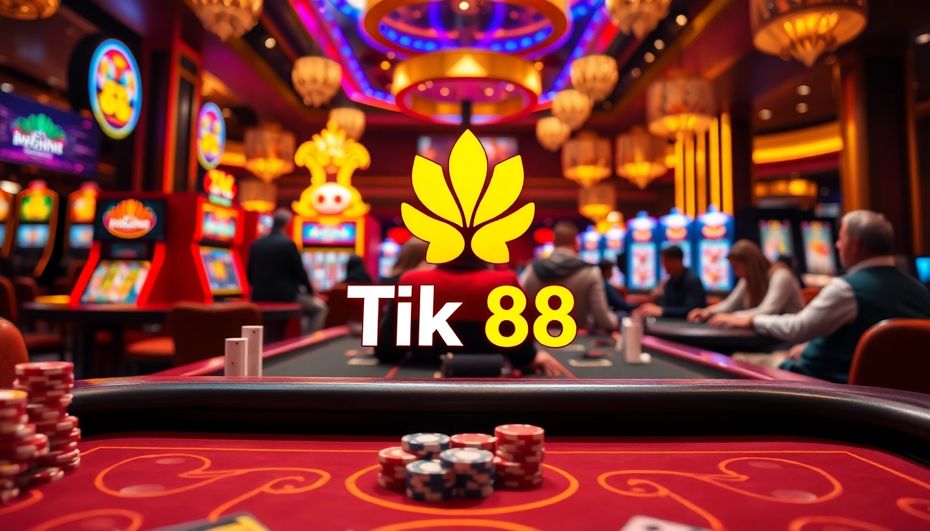 Trải nghiệm hành động đầy kịch tính tại Tik 88 với các máy đánh bạc sinh động và sự tham gia của người chơi.